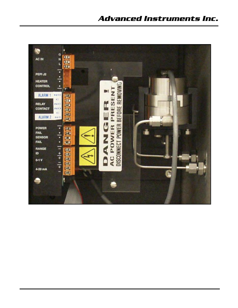 Advanced instruments inc | Analytical Industries GPR-28 Oxygen Analyzer User Manual | Page 18 / 39
