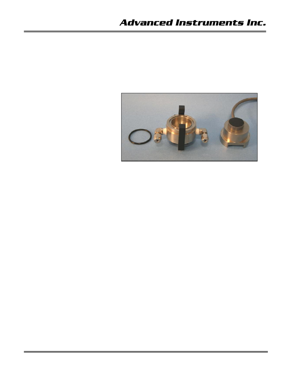 Advanced instruments inc, Sampling | Analytical Industries GPR-28 Oxygen Analyzer User Manual | Page 27 / 39