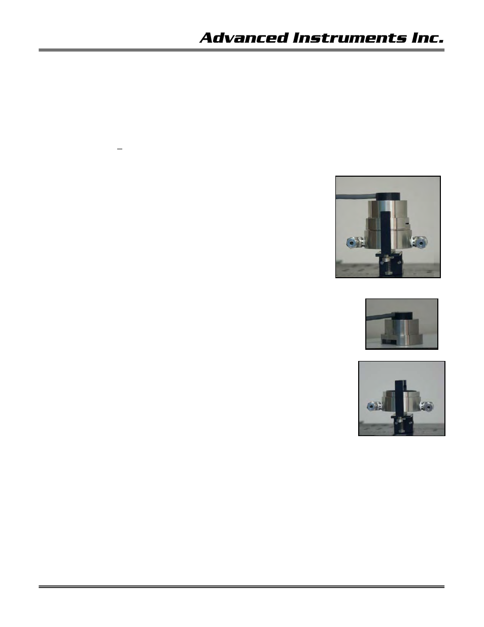 Advanced instruments inc, Installing the oxygen sensor, Span gas preparation | Analytical Industries GPR-1800 AIS ATEX Trace PPM Oxygen Analyzer User Manual | Page 13 / 46