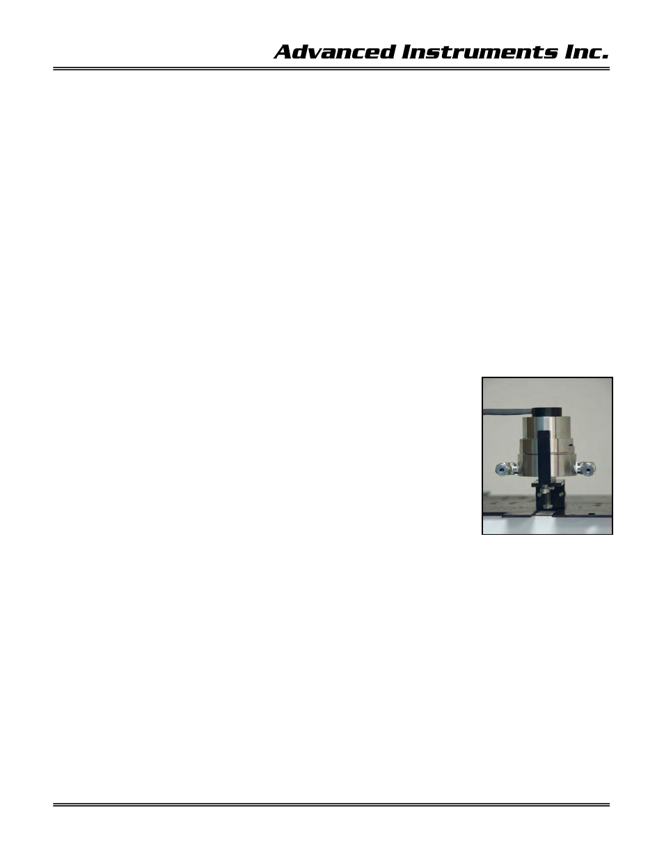 6 maintenance, Advanced instruments inc | Analytical Industries GPR-1800 AIS ATEX Trace PPM Oxygen Analyzer User Manual | Page 30 / 46
