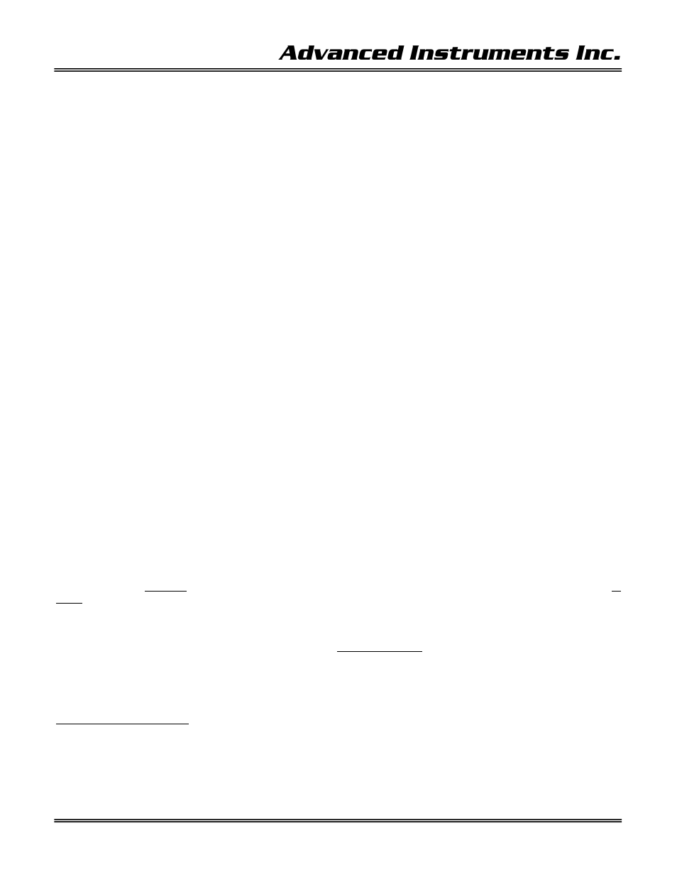 Advanced instruments inc, Installation considerations | Analytical Industries GPR-1800 AIS ATEX Trace PPM Oxygen Analyzer User Manual | Page 9 / 46