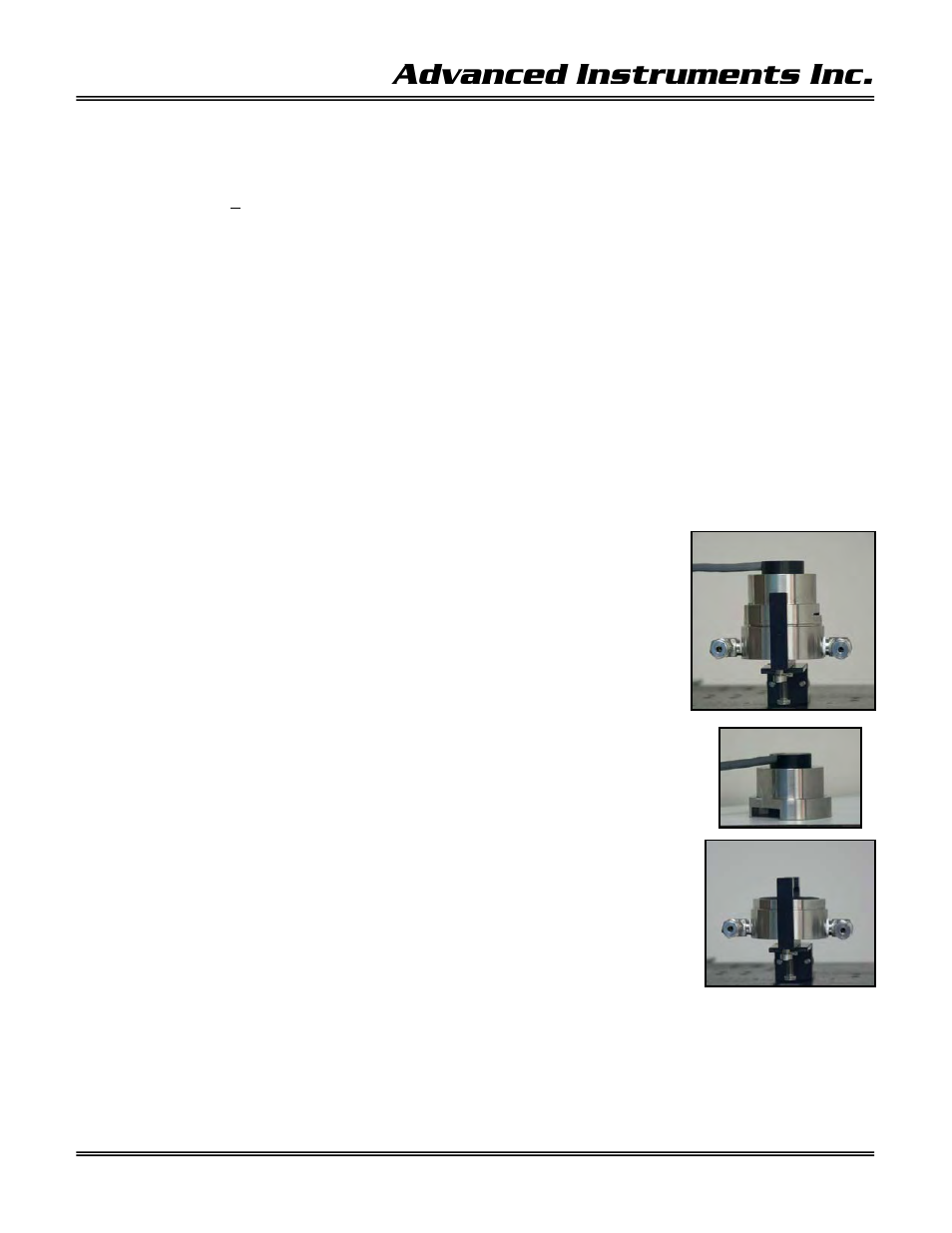 Advanced instruments inc, Installing the oxygen sensor | Analytical Industries GPR-2800 AIS ATEX Oxygen Analyzer User Manual | Page 13 / 42