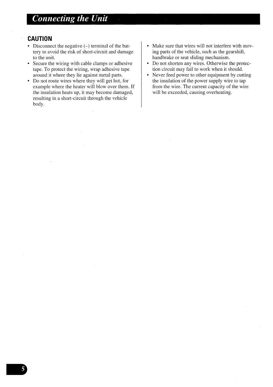 Connecting the unit | Pioneer PRS-X220 User Manual | Page 4 / 88