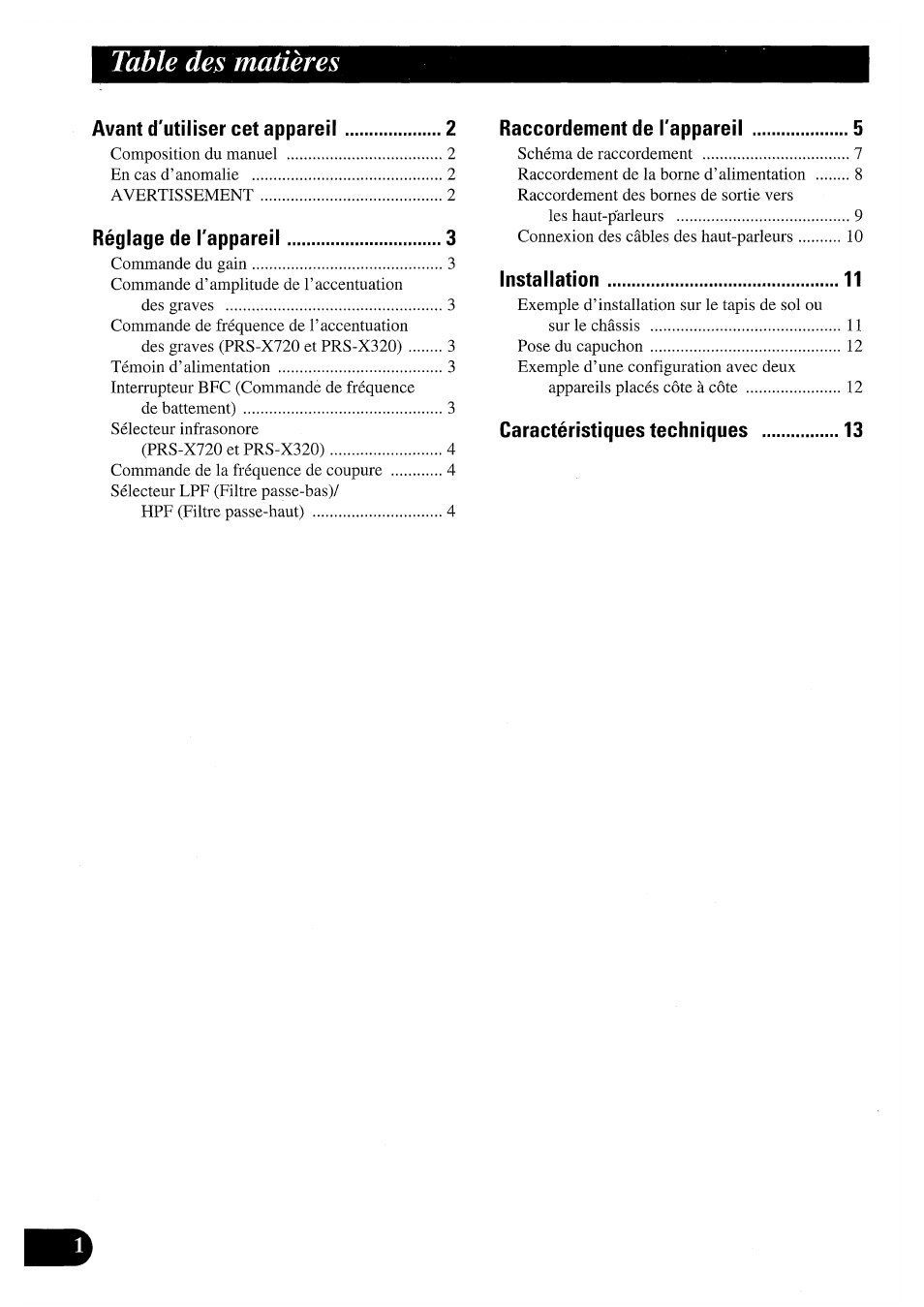Pioneer PRS-X220 User Manual | Page 42 / 88