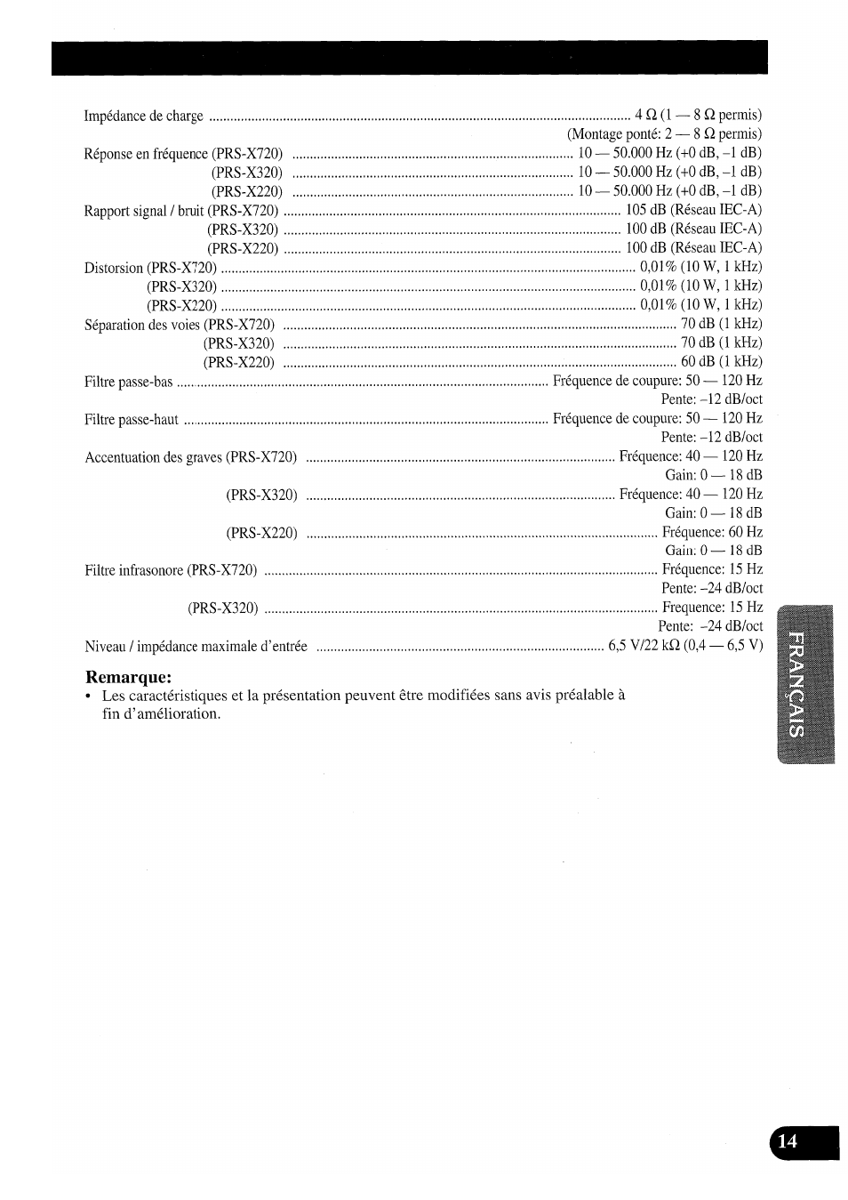 Pioneer PRS-X220 User Manual | Page 55 / 88