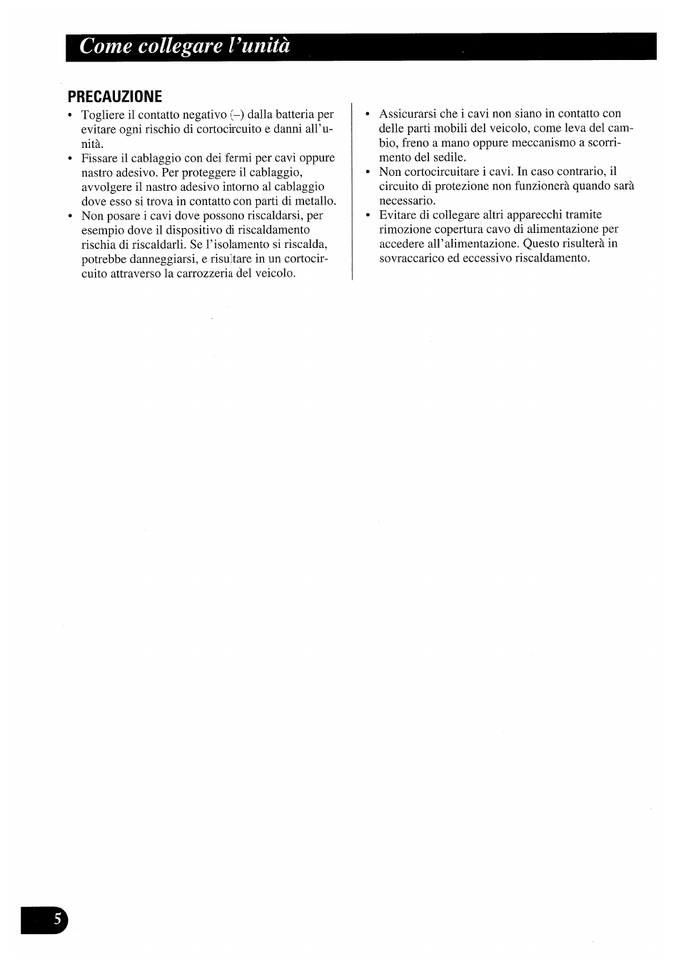 Come collegare l’unità | Pioneer PRS-X220 User Manual | Page 60 / 88