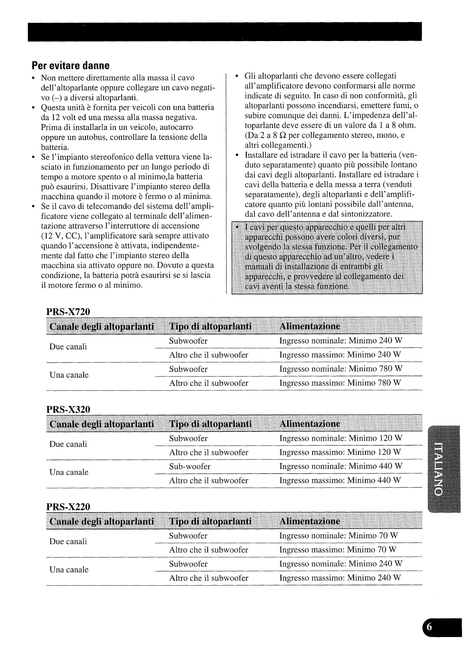 Pioneer PRS-X220 User Manual | Page 61 / 88