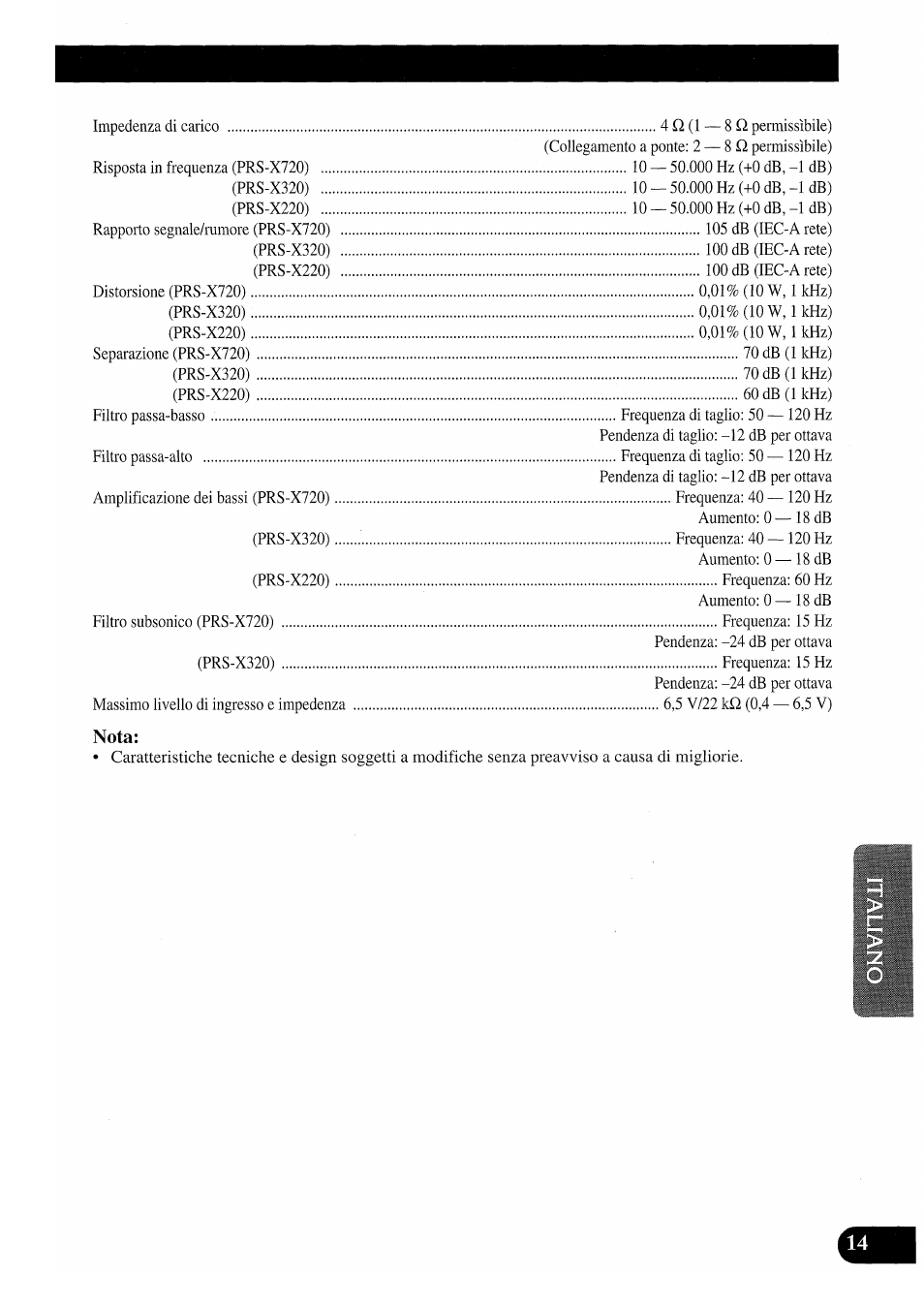 Pioneer PRS-X220 User Manual | Page 69 / 88