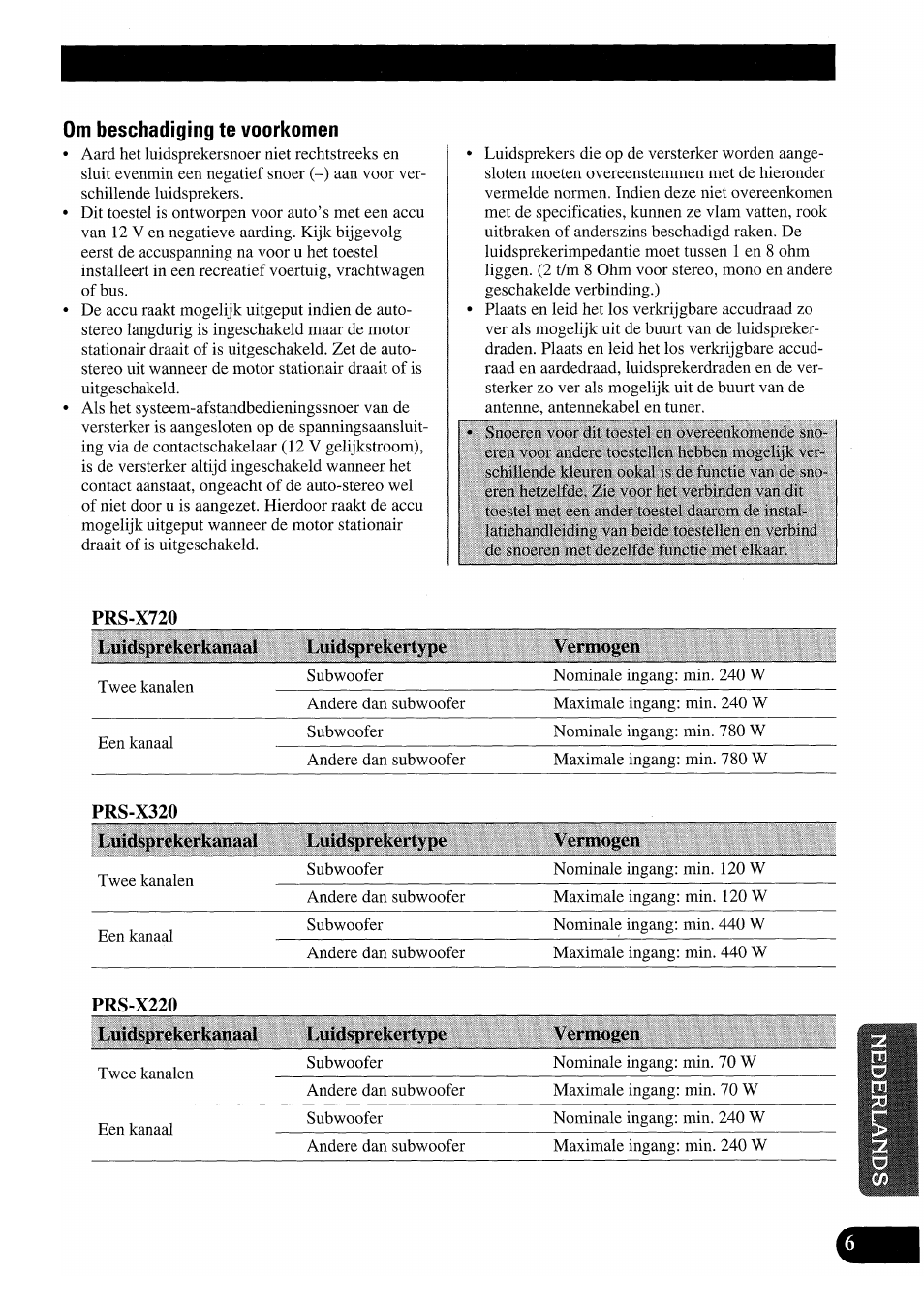 Pioneer PRS-X220 User Manual | Page 75 / 88