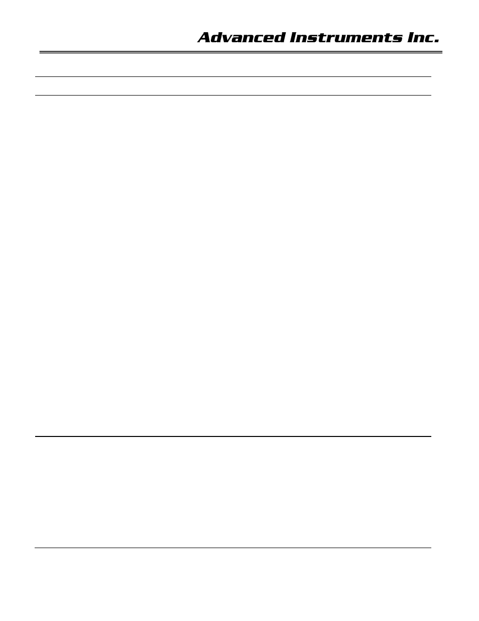 Advanced instruments inc | Analytical Industries GPR-1535 GB Trace PPM Oxygen Transmitter User Manual | Page 23 / 26