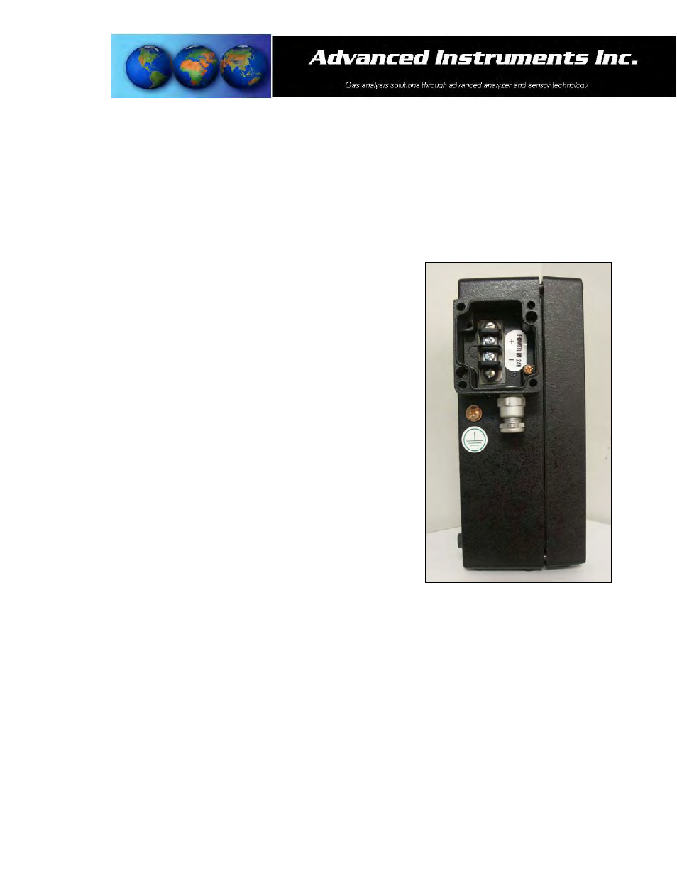 Analytical Industries GPR-2500 Series Oxygen Transmitter User Manual | Page 14 / 42
