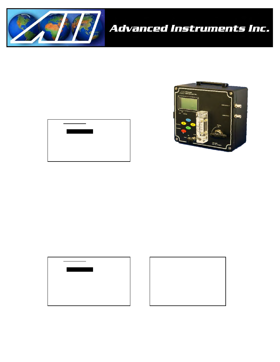 Menu navigation, Main menu, Range selection | Analytical Industries GPR-1200 ATEX Portable Trace PPM Oxygen Analyzer User Manual | Page 15 / 35