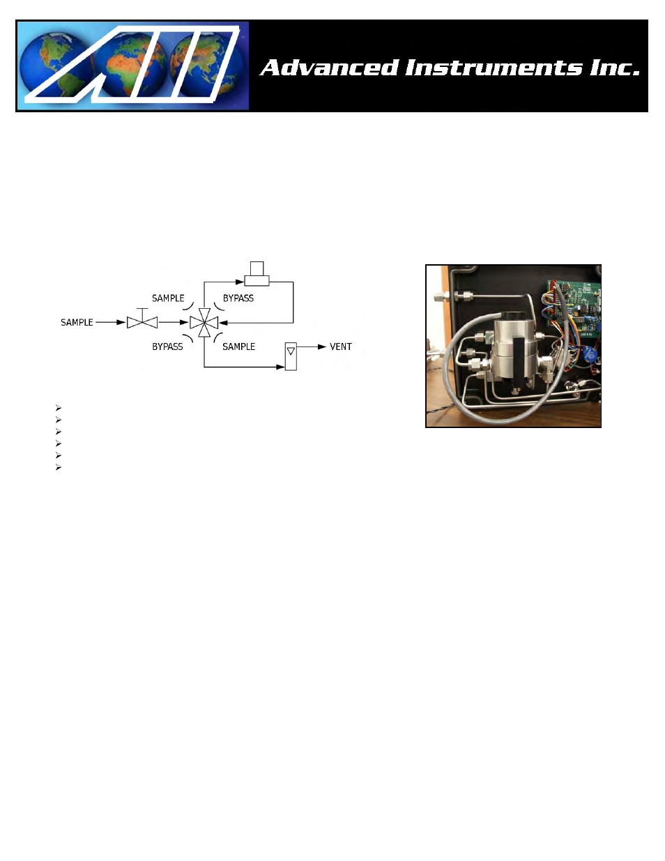 Sampling | Analytical Industries GPR-1200 ATEX Portable Trace PPM Oxygen Analyzer User Manual | Page 25 / 35