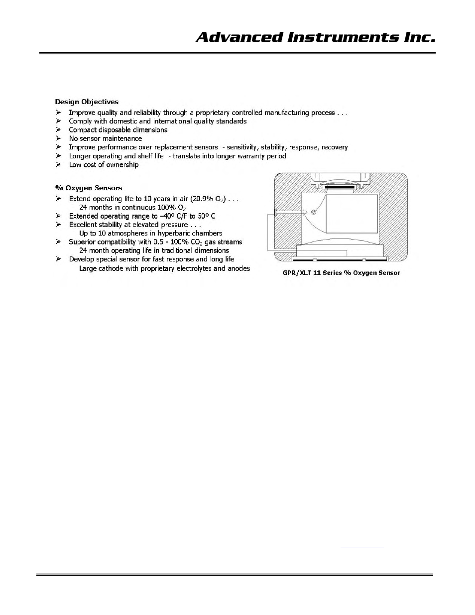 Advanced instruments inc | Analytical Industries GPR-2000 ATEX Portable Oxygen Analyzer User Manual | Page 8 / 35