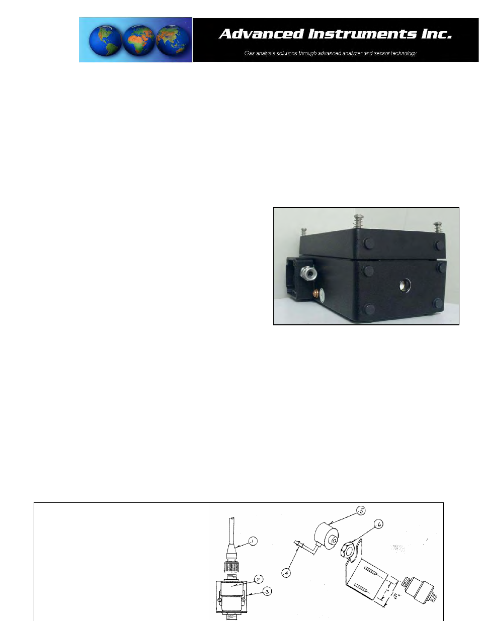 Gas connections | Analytical Industries GPR-2500 S Oxygen Analyzer User Manual | Page 11 / 40