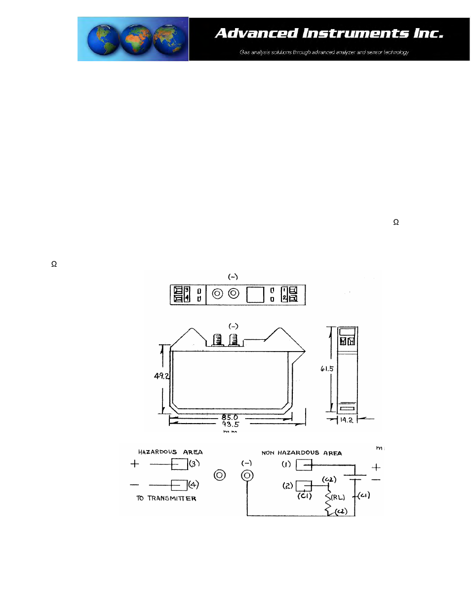 Analytical Industries GPR-2500 S Oxygen Analyzer User Manual | Page 13 / 40