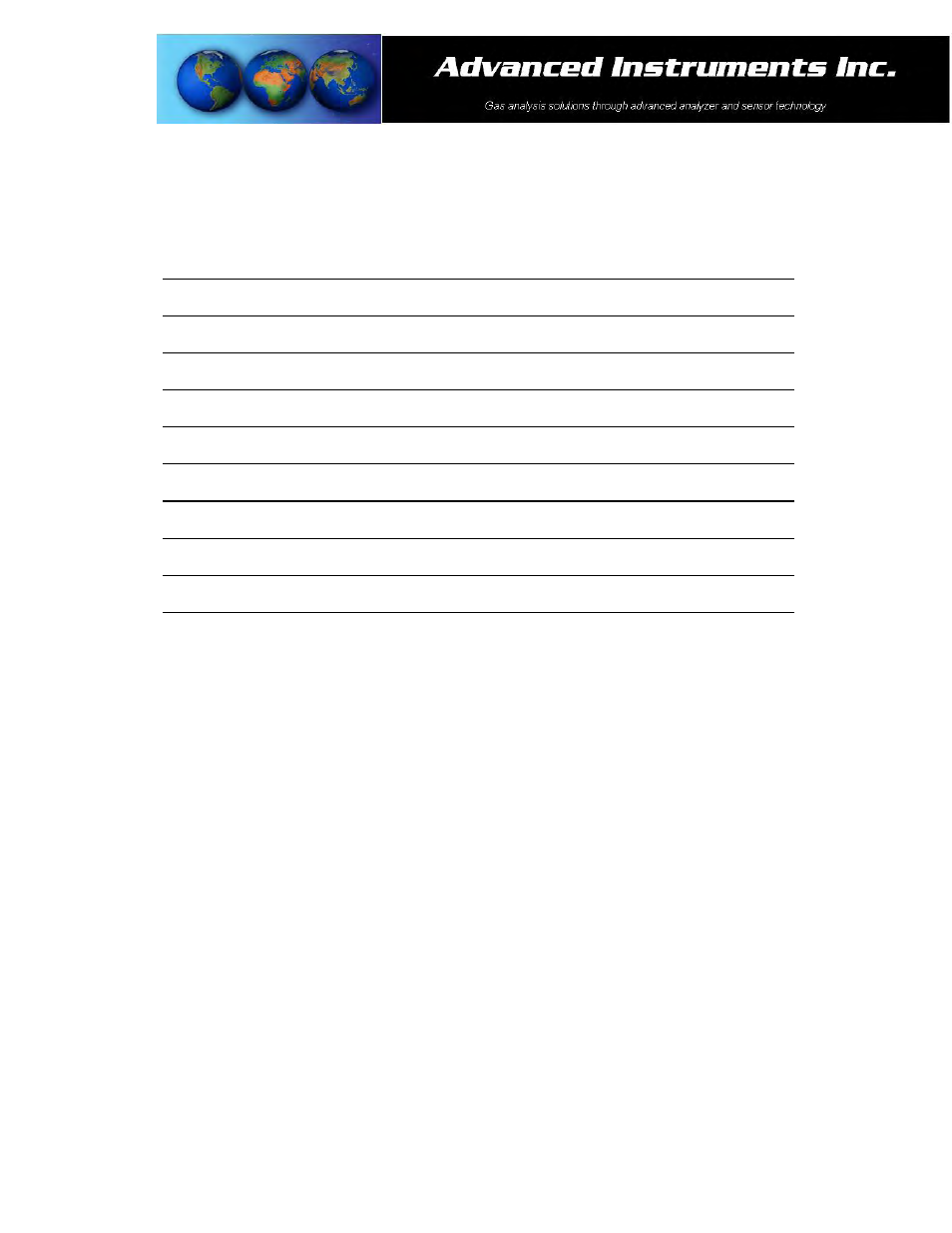 Analytical Industries GPR-2500 S Oxygen Analyzer User Manual | Page 2 / 40