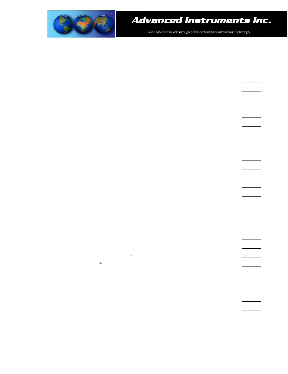 2 quality control certification | Analytical Industries GPR-2500 S Oxygen Analyzer User Manual | Page 4 / 40