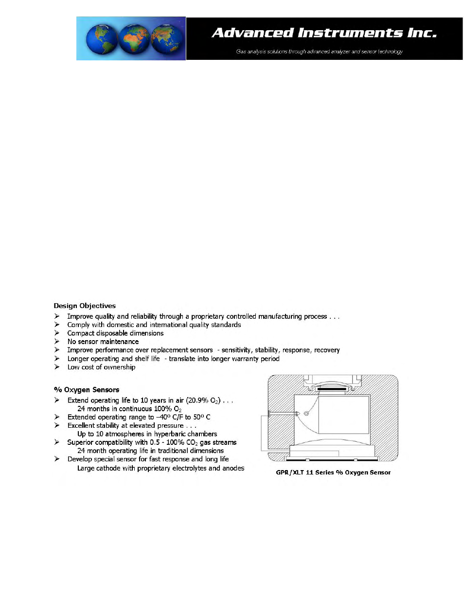 5 operation, Principle of operation | Analytical Industries GPR-2500 S Oxygen Analyzer User Manual | Page 9 / 40