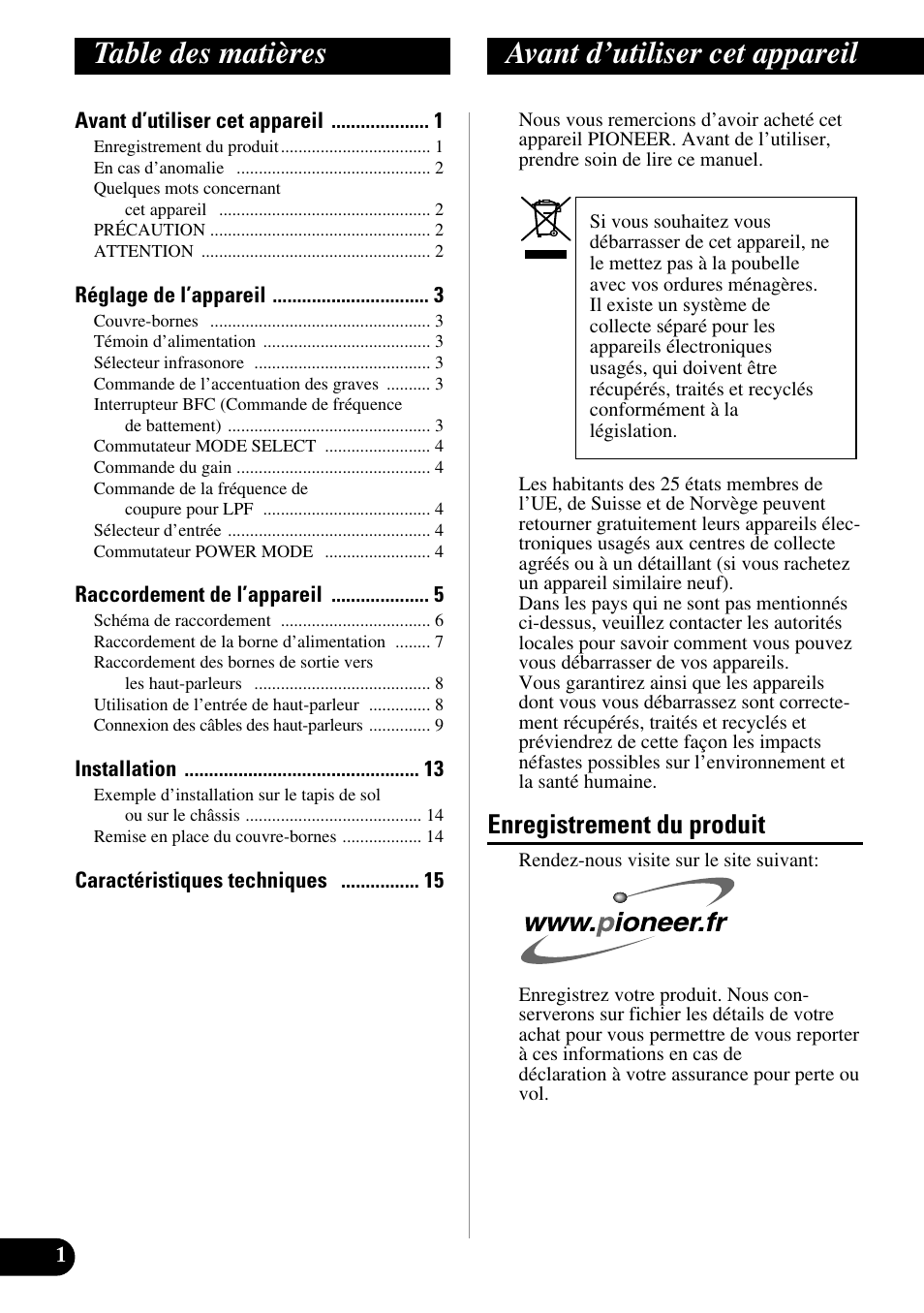 Pioneer PRS-D1000M User Manual | Page 50 / 114