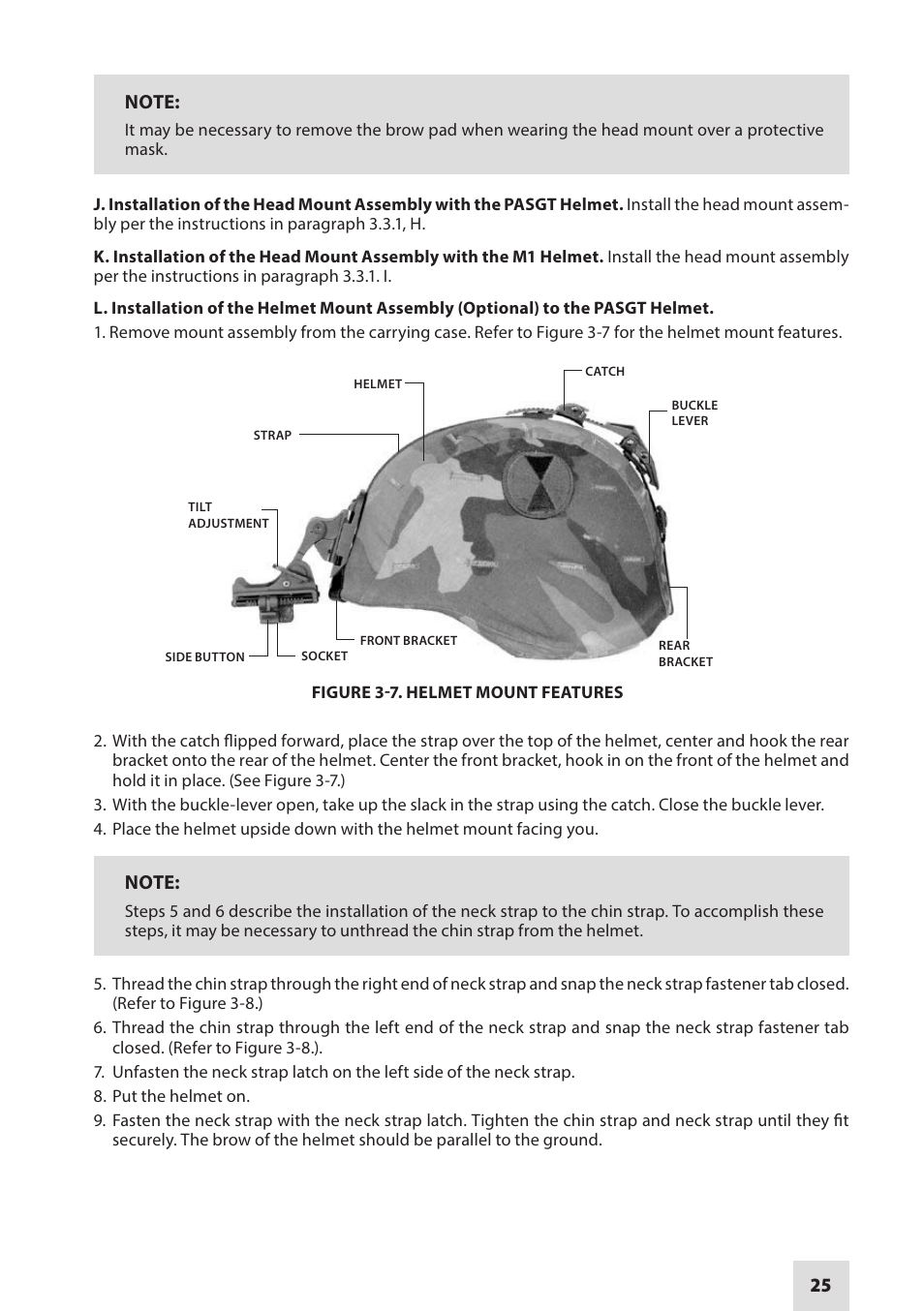 Armasight NAMPVS7001G7DA2 PVS7 GEN 3 Ghost MG TAN Night vision goggles User Manual | Page 25 / 44
