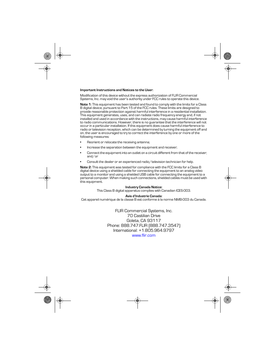 Armasight TFT233MN9HN324P FLIR HS-324 Patrol 19mm 30Hz, NTSC User Manual | Page 3 / 40