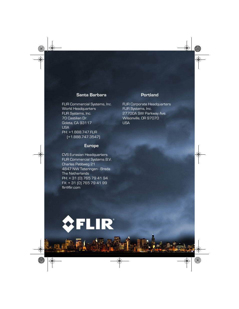 Armasight TFT233MN9HN324P FLIR HS-324 Patrol 19mm 30Hz, NTSC User Manual | Page 40 / 40