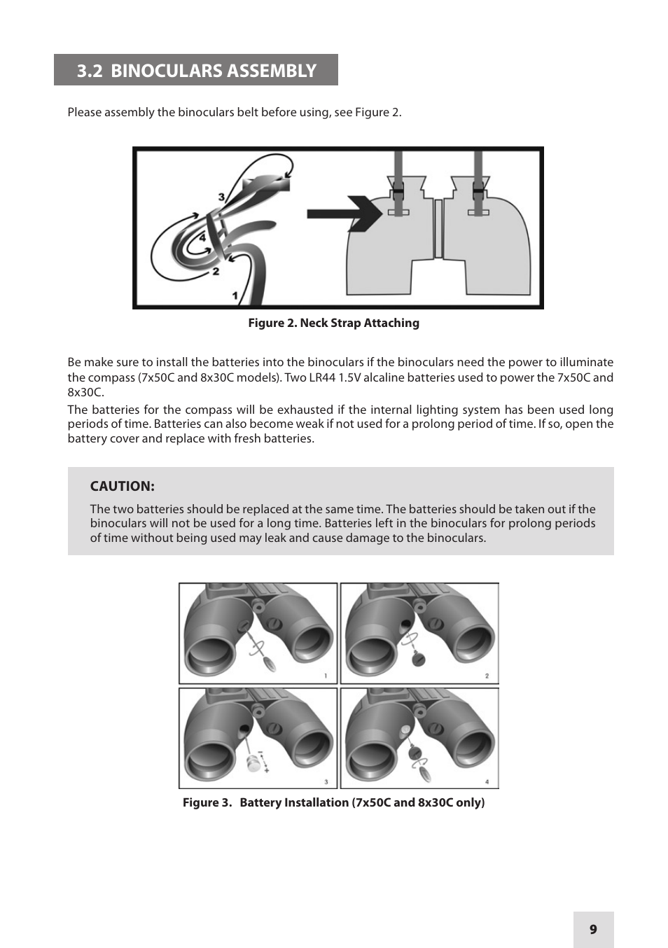 2 binoculars assembly | Armasight DAB10X42RF0ARM1 10x42 Binoculars User Manual | Page 9 / 20