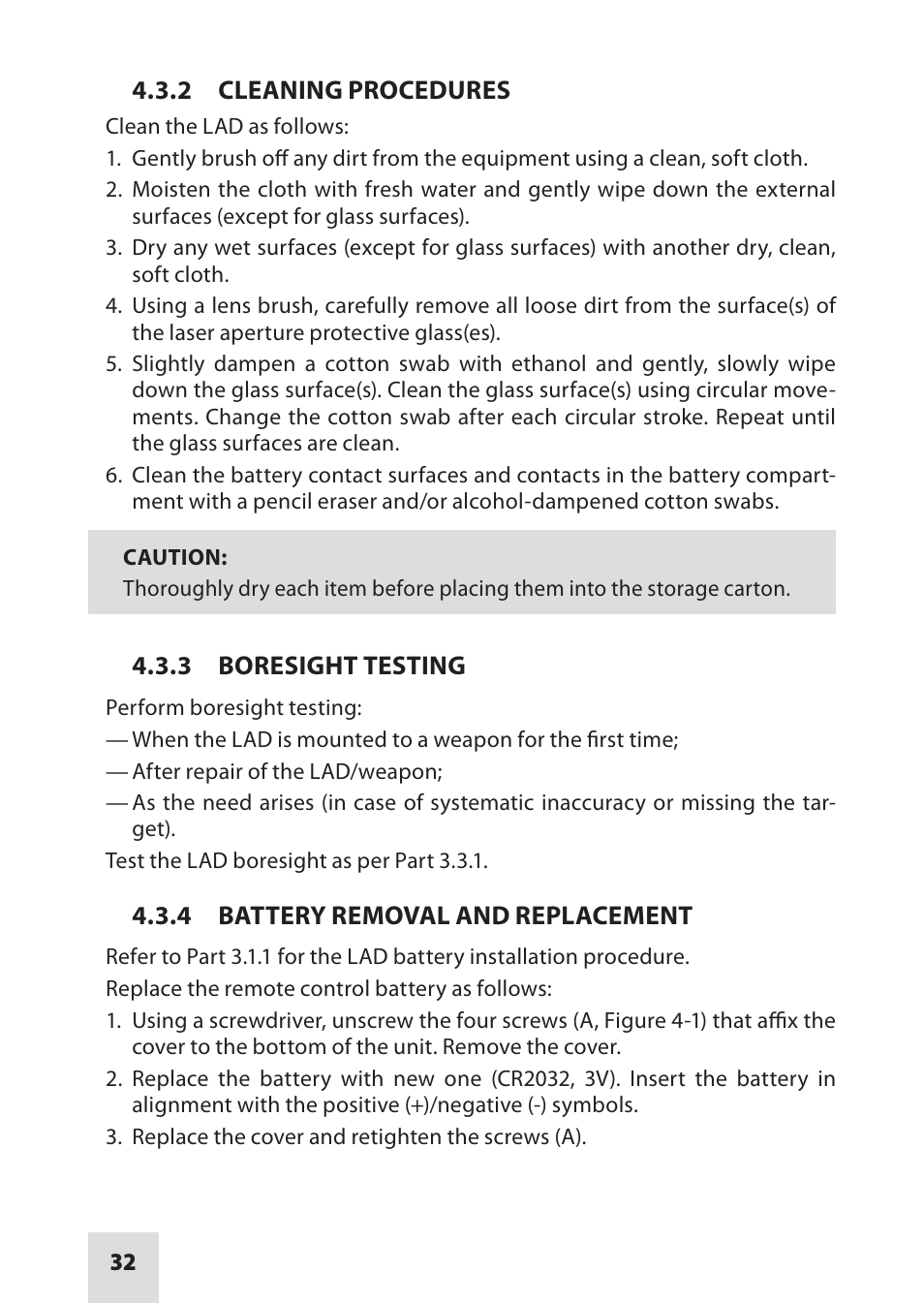 Armasight IAIR002LP000001 DRAKOS 2 Multi-Spectral Laser Aiming/ Illumination Devices User Manual | Page 32 / 36