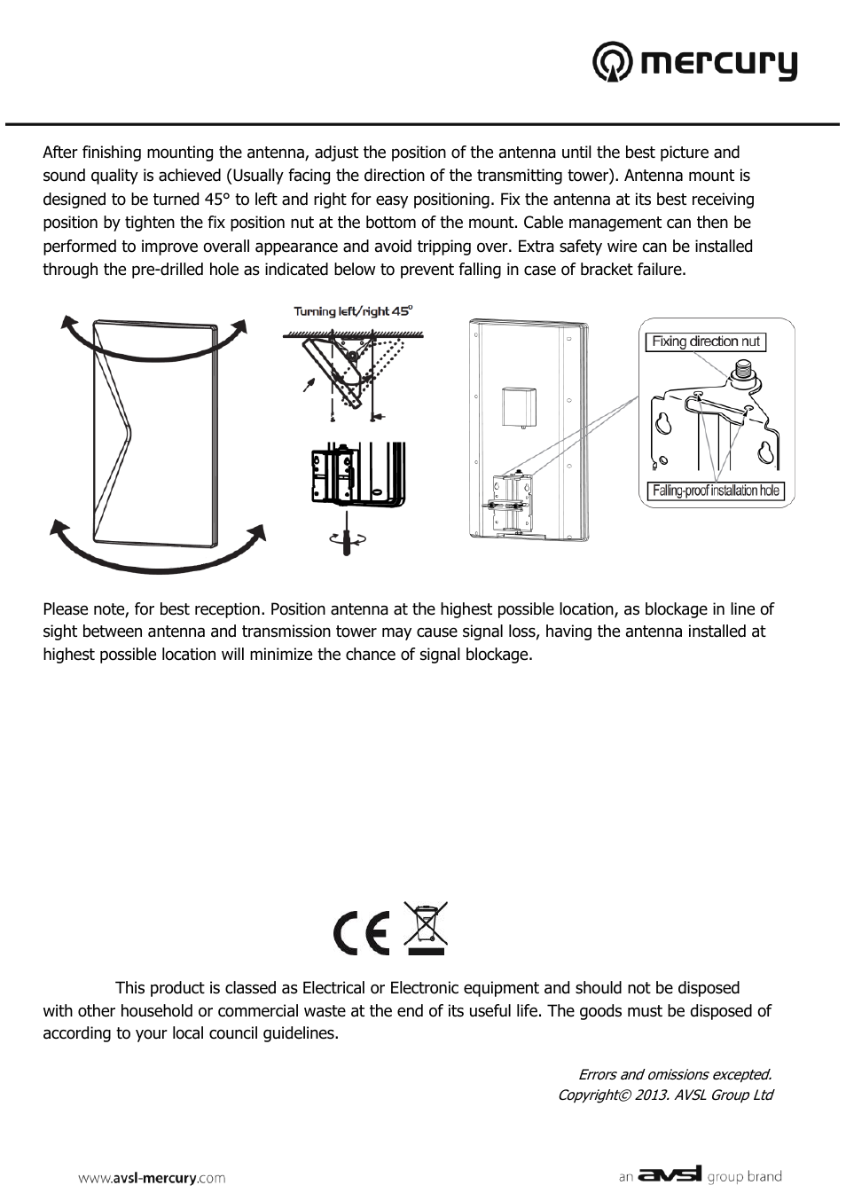 AVSL 130.002 NAUHF-A38 User Manual | Page 4 / 4