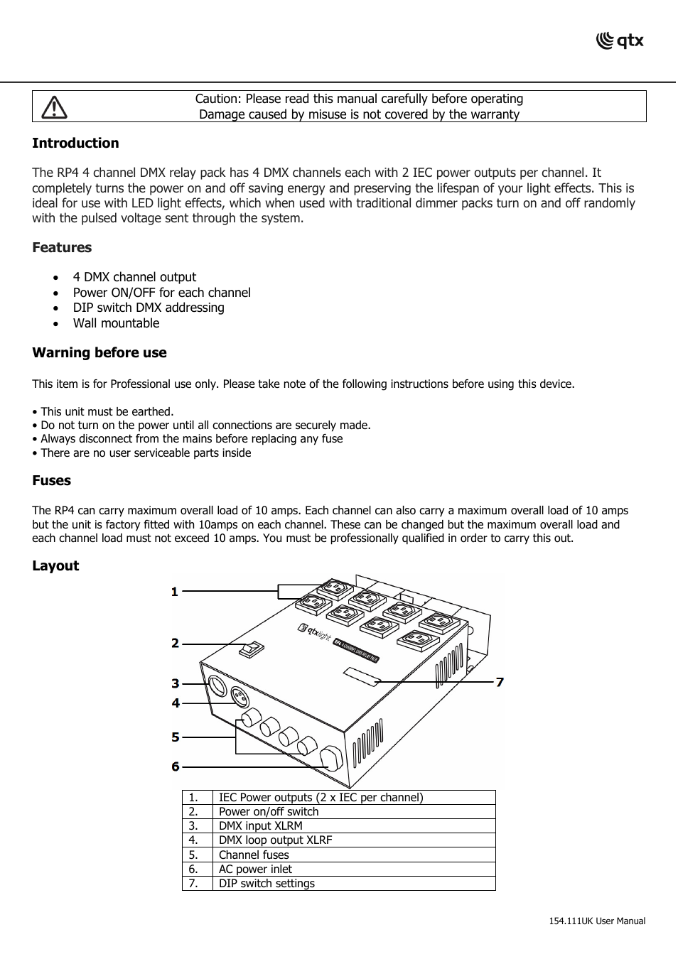 AVSL 154.111 RP4 User Manual | Page 2 / 3