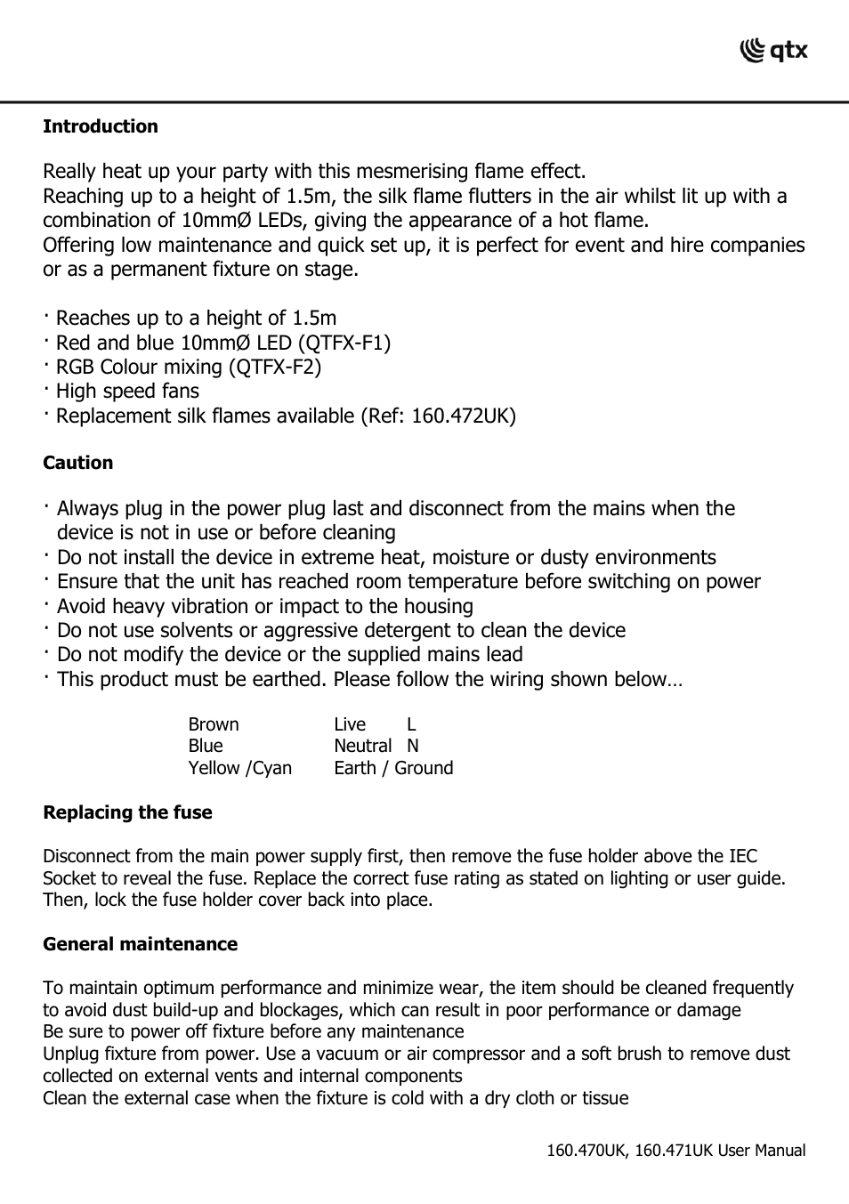 AVSL 160.471 QTFX-F2 User Manual | Page 2 / 6