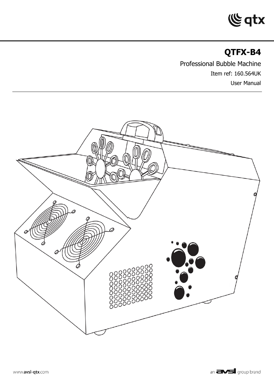 AVSL 160.564 QTFX-B4 User Manual | 5 pages