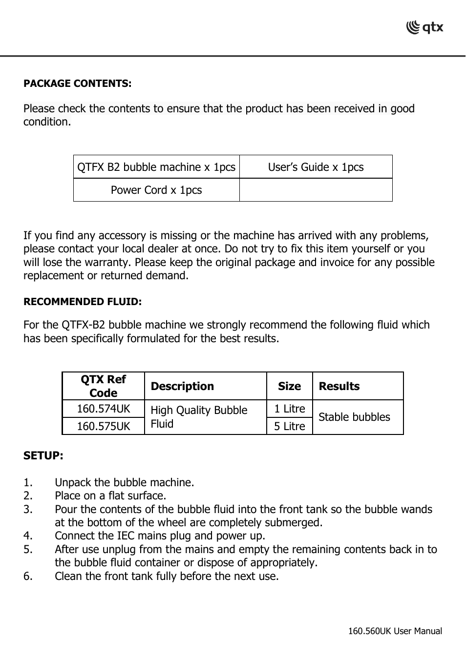 AVSL 160.560 QTFX-B3 User Manual | Page 3 / 10