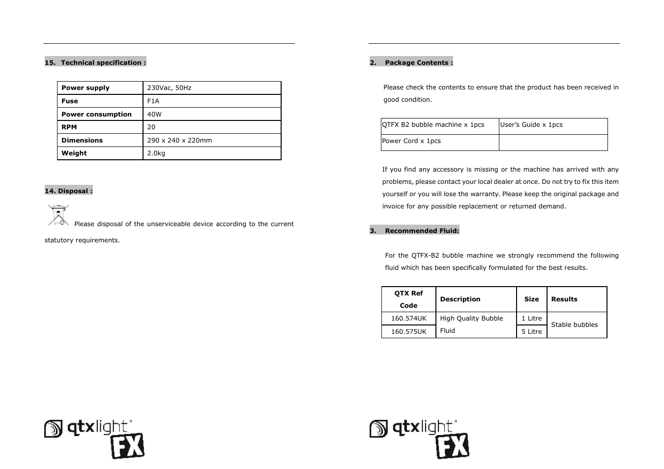 AVSL 160.563 QTFX-B2 User Manual | Page 3 / 6