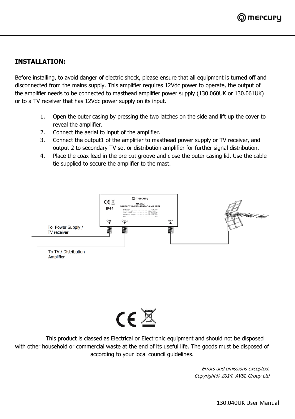 AVSL 130.040 MAM02 User Manual | Page 2 / 2