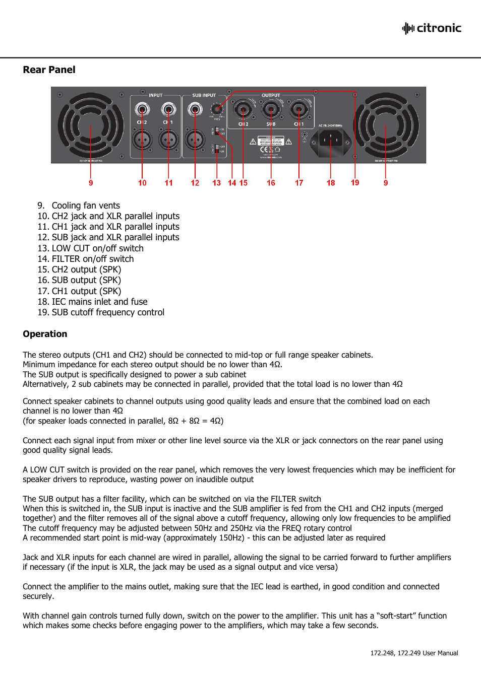 AVSL Citronic P44800 User Manual | Page 3 / 4