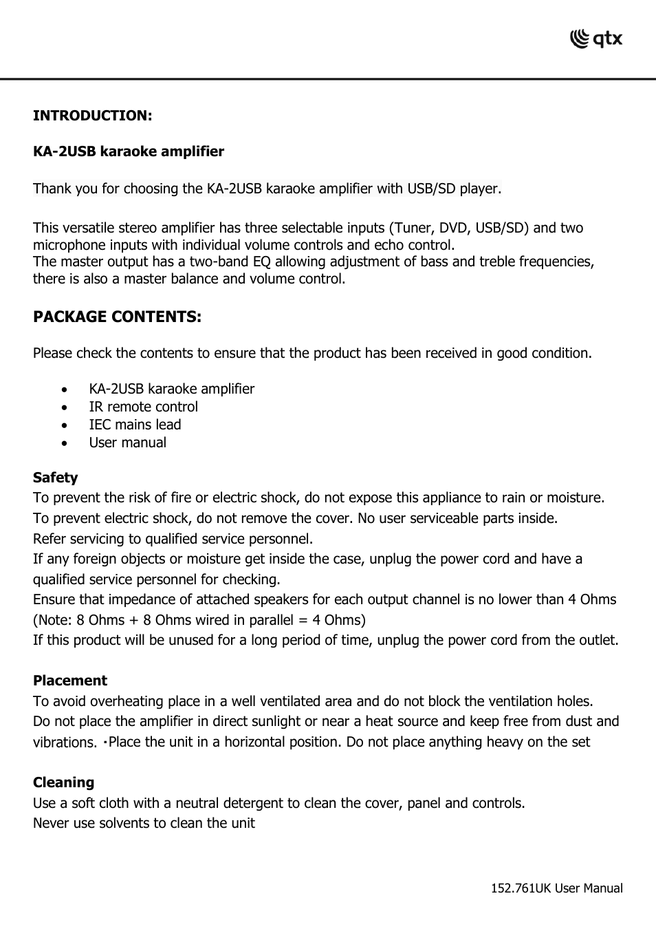 AVSL 103.103 KA-2USB User Manual | Page 2 / 6