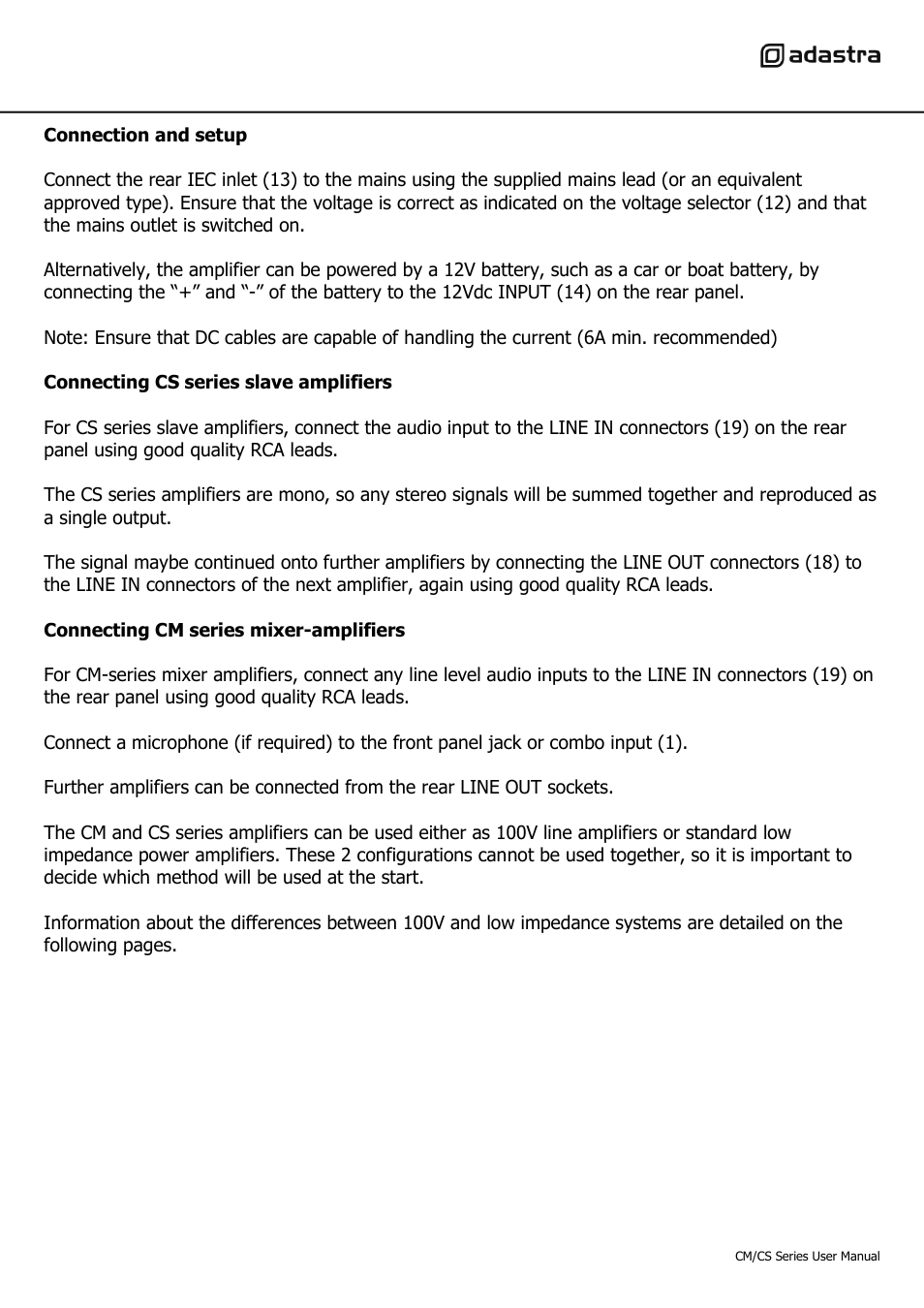 AVSL 953.102 CM/CS SERIES User Manual | Page 4 / 8