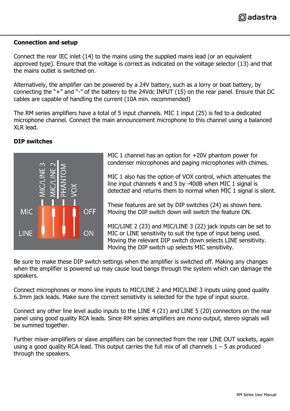 AVSL 953.112 RM SERIES User Manual | Page 4 / 8