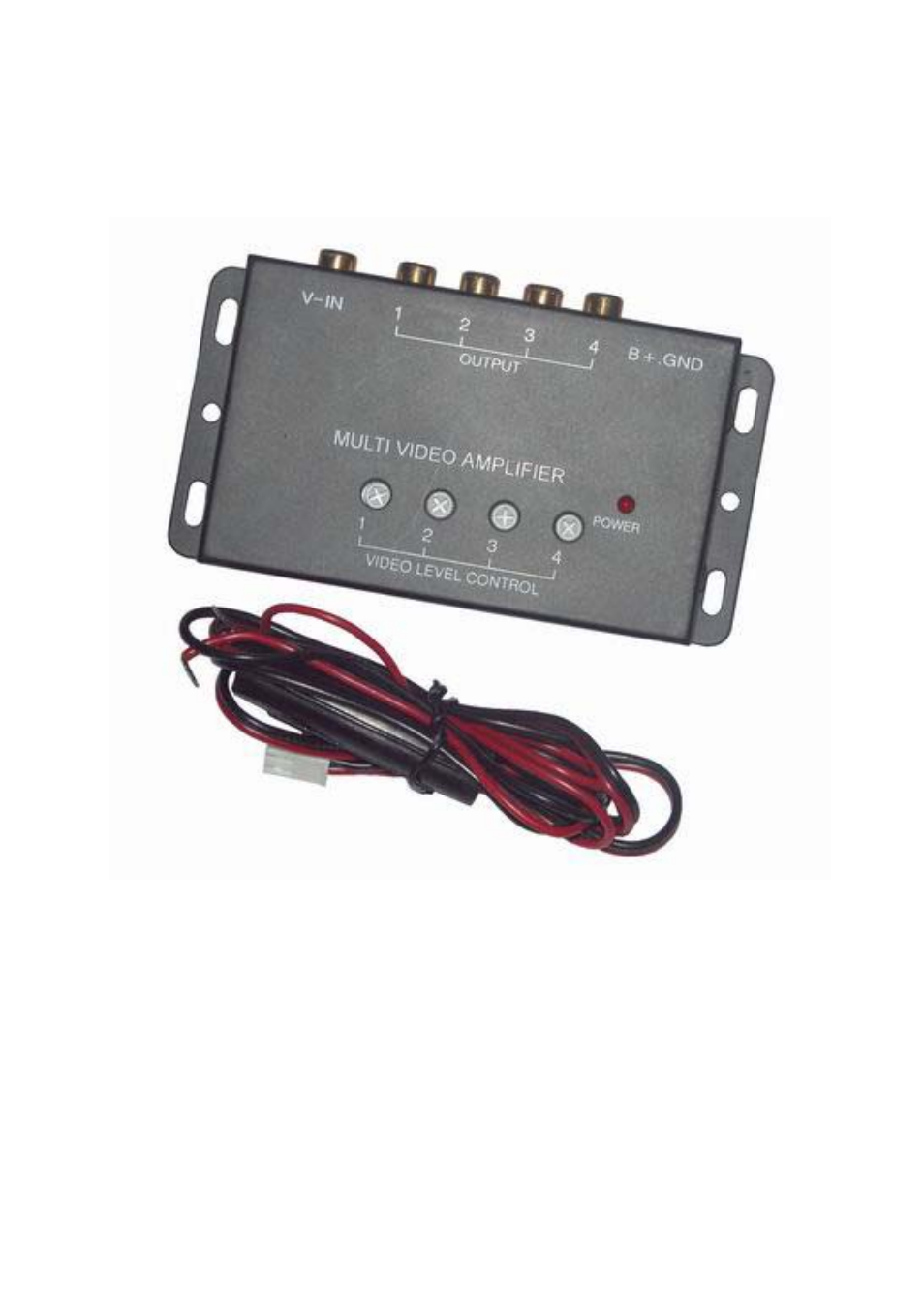 AVSL 210.903 VIDEO AMPLIFIER/SPLITTER 4 CH User Manual | 6 pages