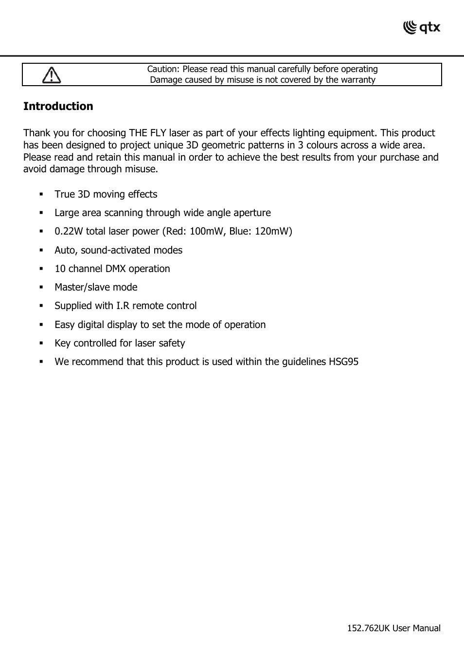 AVSL 152.765 THE FLY User Manual | Page 2 / 16