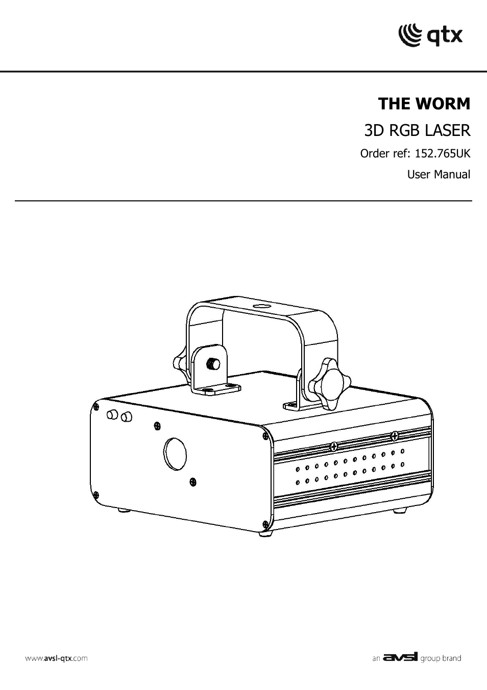 AVSL 152.763 THE WORM User Manual | 16 pages