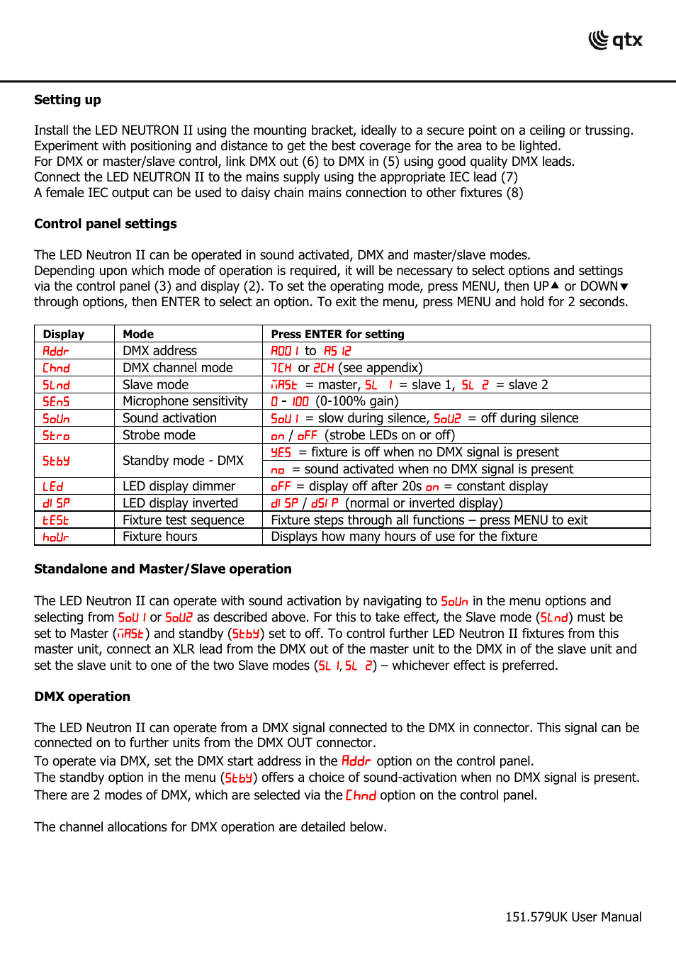 AVSL 151.579 LED NEUTRON II User Manual | Page 3 / 4