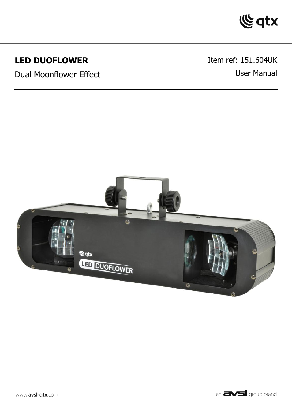 AVSL 151.604 LED DUOFLOWER User Manual | 4 pages