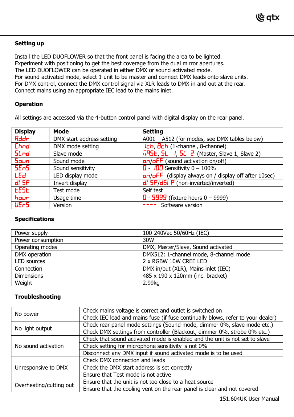 AVSL 151.604 LED DUOFLOWER User Manual | Page 3 / 4