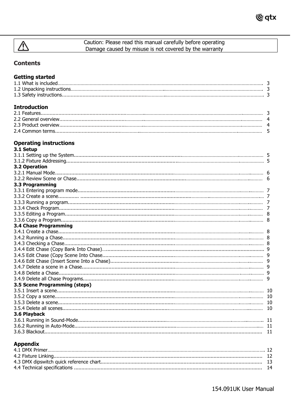 AVSL 154.091 DM-X10 User Manual | Page 2 / 14