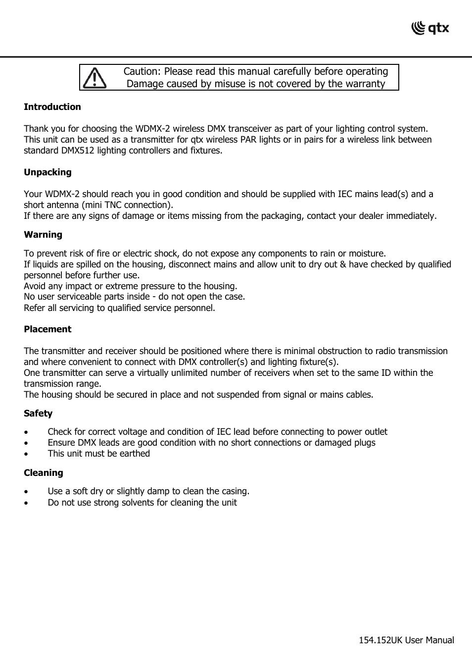 AVSL 154.152 WDMX-2 User Manual | Page 2 / 4