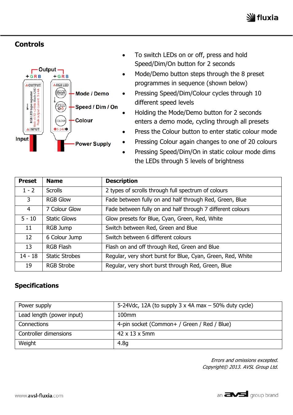 AVSL 153.770 ILA2 User Manual | Page 4 / 8