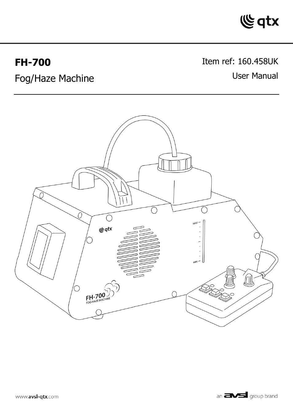 AVSL 160.458 FH-700 User Manual | 10 pages